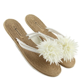 Tongs blanches CK32P blanches 6