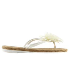 Tongs blanches CK32P blanches 4