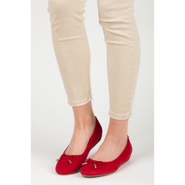 Fama Ballerines rouges à nœud 1