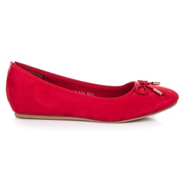 Fama Ballerines rouges à nœud 4