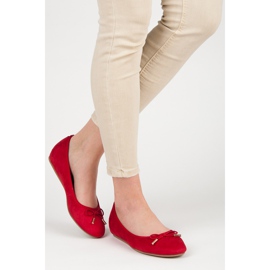 Fama Ballerines rouges à nœud 2