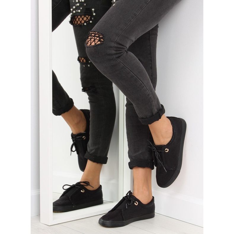 Baskets noires pour femmes MB102 Noir le noir 1