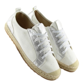 Baskets espadrilles blanches BB02P Blanc 5