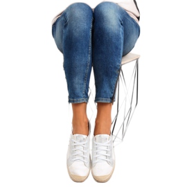 Baskets espadrilles blanches BB02P Blanc 3