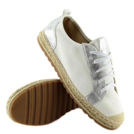 Baskets espadrilles blanches BB02P Blanc 4