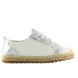 Baskets espadrilles blanches BB02P Blanc 6
