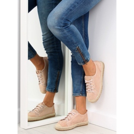 Baskets espadrilles BB02P Champagne roses 2 Baskets espadrilles BB02P Champagne roses 2