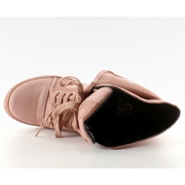 Baskets en daim B12-22 Rose - Grade II 4