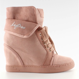 Baskets en daim B12-22 Rose - Grade II 5