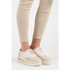 Fgm Paris Brogues attachées sur la plate-forme brun 1