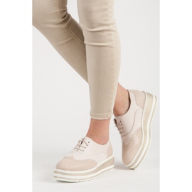 Fgm Paris Brogues attachées sur la plate-forme brun 2