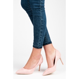 Vices Talons en daim rose 4
