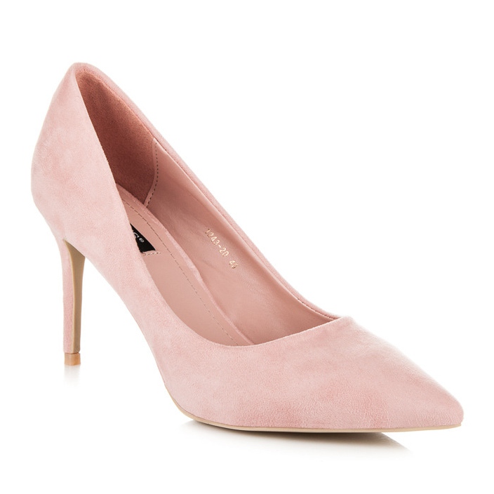 Vices Talons en daim rose 1
