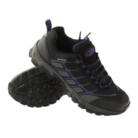 Softshell de sport de trekking Atletico le noir bleu gris 3