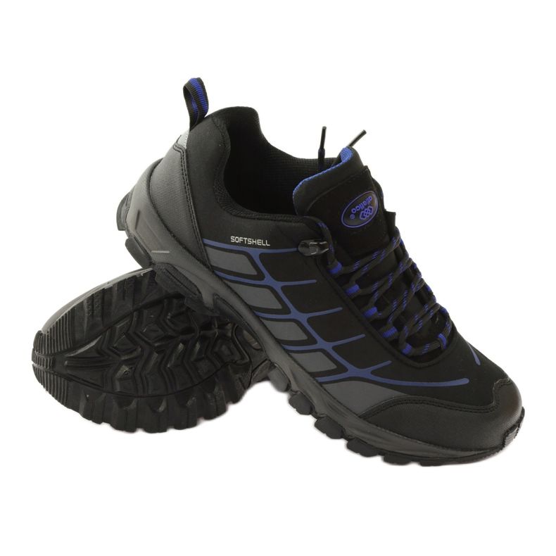 Softshell de sport de trekking Atletico noir bleu gris 3