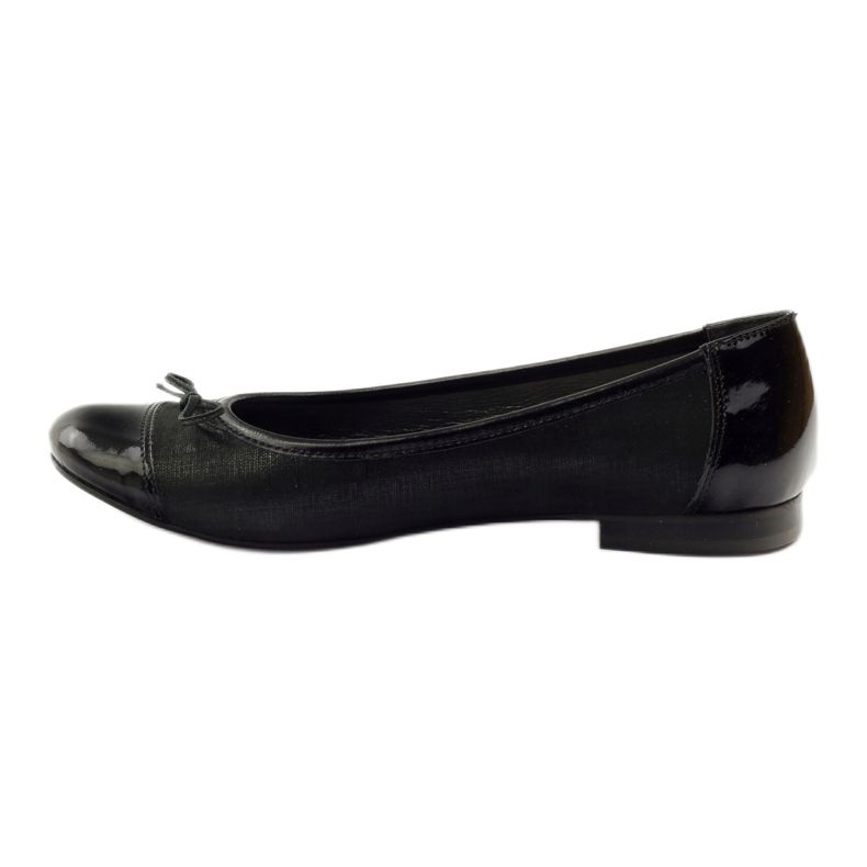 Ballerines avec noeud Angello noir 1704 le noir 2