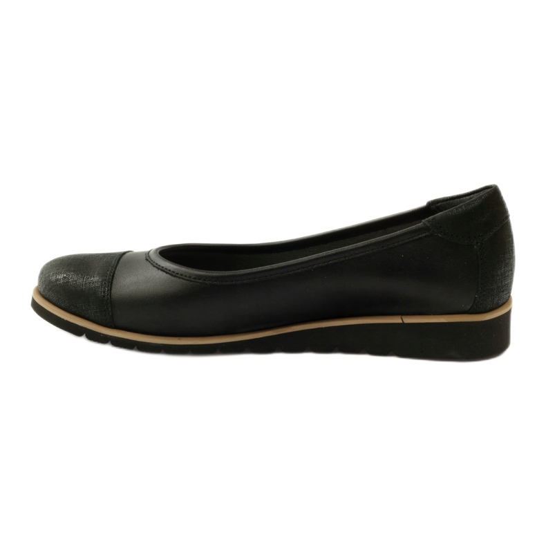 Angello Mocassins en cuir féminin 1325 noir 2