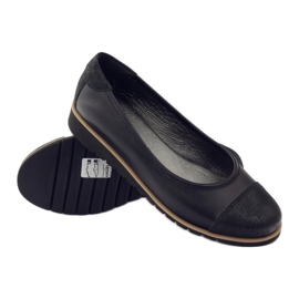 Angello Mocassins en cuir féminin 1325 noir 3