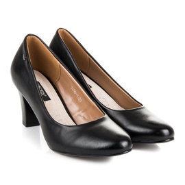 Vices Escarpins noirs sur le poteau 1