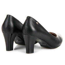 Vices Escarpins noirs sur le poteau 2