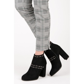 Seastar Bottines en daim sur le poteau M275 noir 2