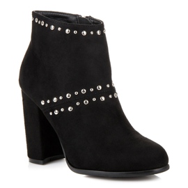 Seastar Bottines en daim sur le poteau M275 le noir 3