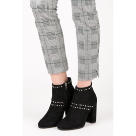 Seastar Bottines en daim sur le poteau M275 le noir 1