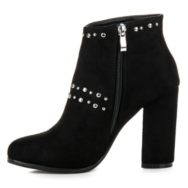Seastar Bottines en daim sur le poteau M275 le noir 4