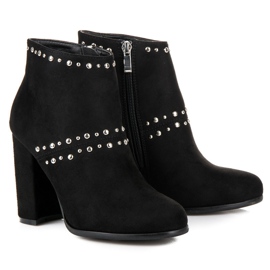 Seastar Bottines en daim sur le poteau M275 le noir 6