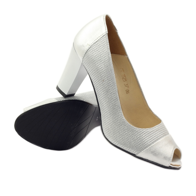 Escarpins femme Gamis 1525 argent gris 3