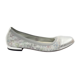 Ballerines femme élastique Gamis 1402 gris multicolore 1