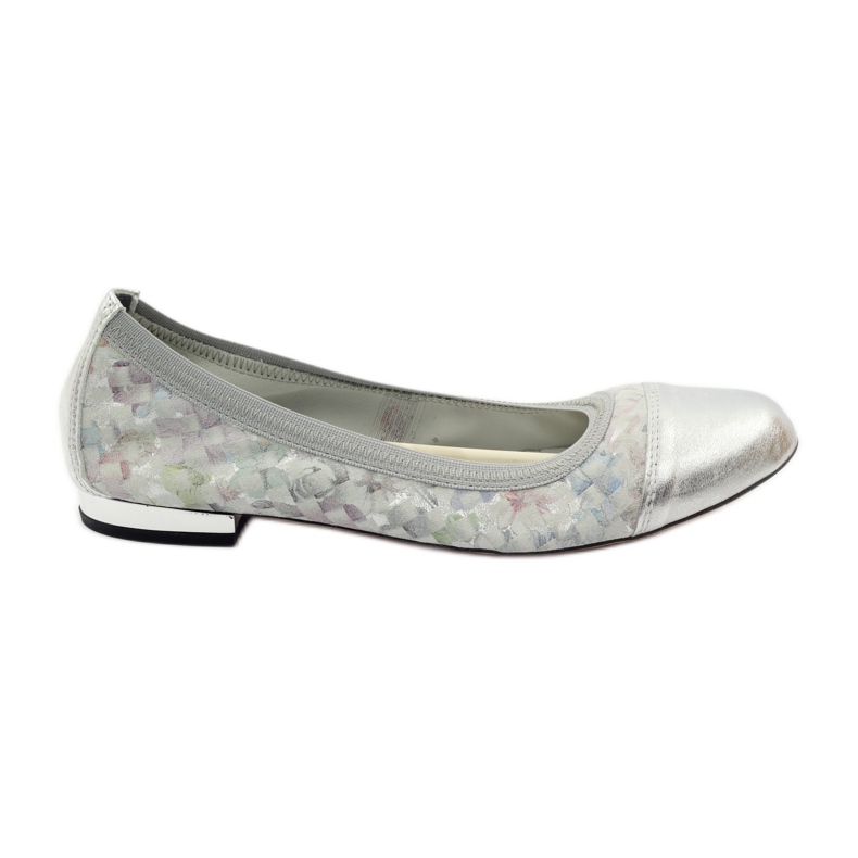 Ballerines femme élastique Gamis 1402 gris multicolore 1