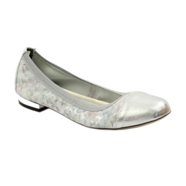 Ballerines femme élastique Gamis 1402 gris multicolore 2