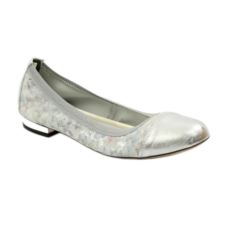 Ballerines femme élastique Gamis 1402 gris multicolore 2