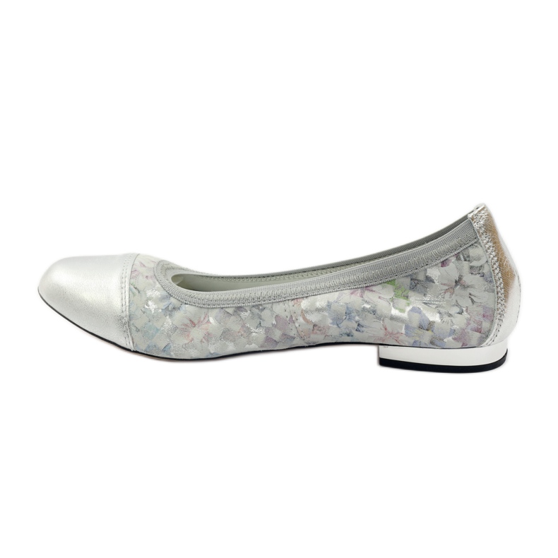 Ballerines femme élastique Gamis 1402 gris multicolore 3