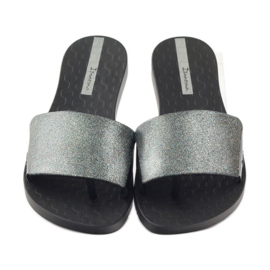Chaussons de piscine Ipanema 26177 noir pailleté gris 4