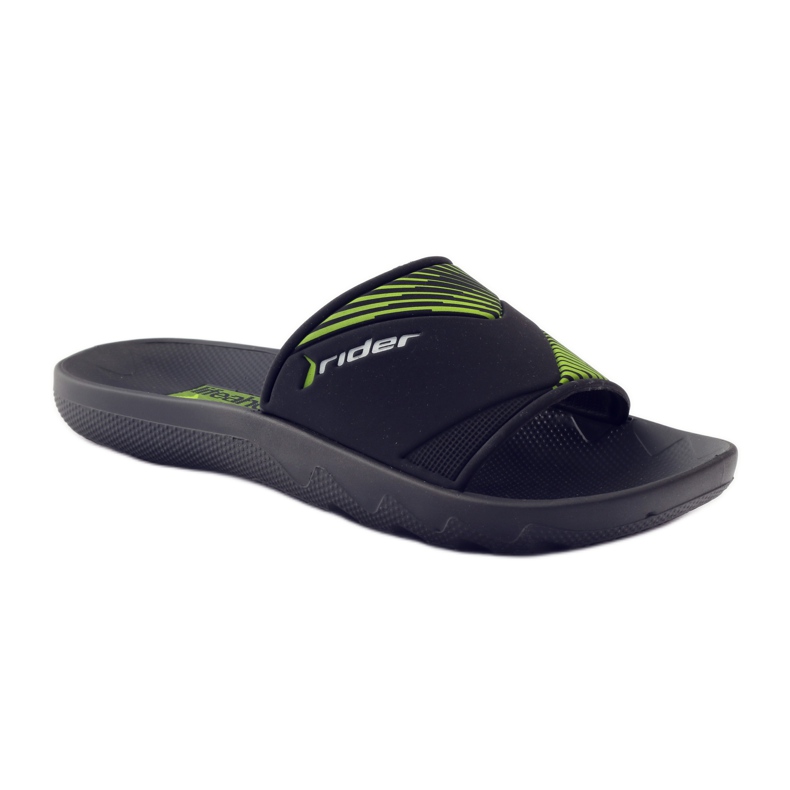 Rider 82325 chaussons de piscine noir vert le noir 1