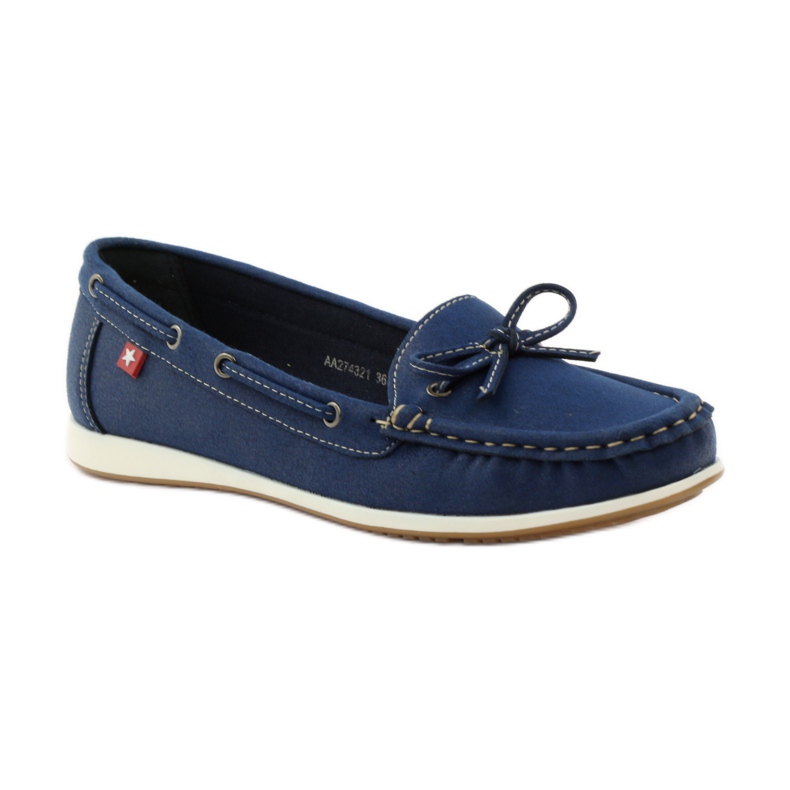 Big Star Mocassins femme Big-Star 274321 bleu marine 1