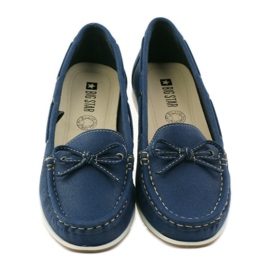 Big Star Mocassins femme Big-Star 274321 bleu marine 4