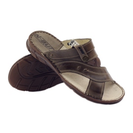 Naszbut 056 tongs sandales homme brun 3
