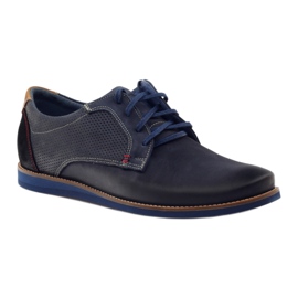 Chaussure décontractée pour hommes Nikopol 1657 bleu marine 1