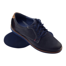 Chaussure décontractée pour hommes Nikopol 1657 bleu marine 3