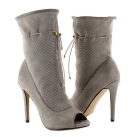 Bottes à bout ouvert SY15 Gris 3