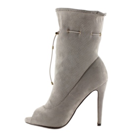 Bottes à bout ouvert SY15 Gris 4
