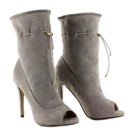 Bottes à bout ouvert SY15 Gris 5