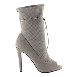 Bottes à bout ouvert SY15 Gris 6