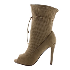 Bottes à bout ouvert SY15 Olive 3