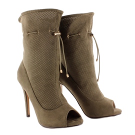 Bottes à bout ouvert SY15 Olive 5