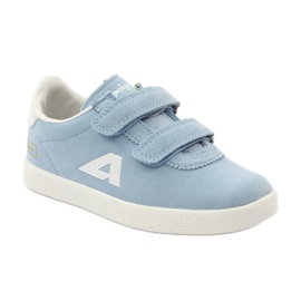American Club Chaussures de sport, semelle intérieure en cuir bleu pour velcro 1 American Club Chaussures de sport, semelle intérieure en cuir bleu pour velcro 1