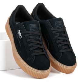 Puma Suede Platform Jewel Jr noir 1
